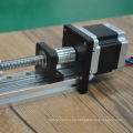 40mm wide ball screw and stepper motor precise cnc linear guide rail ways